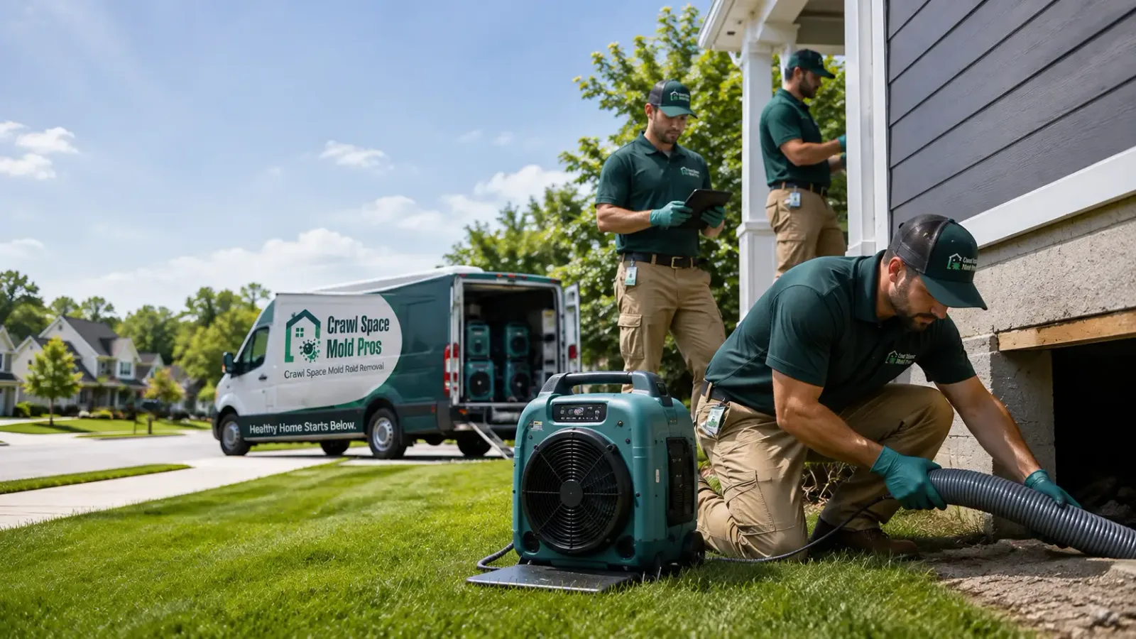 Crawl Space Mold Removal in Fredericksburg, VA
